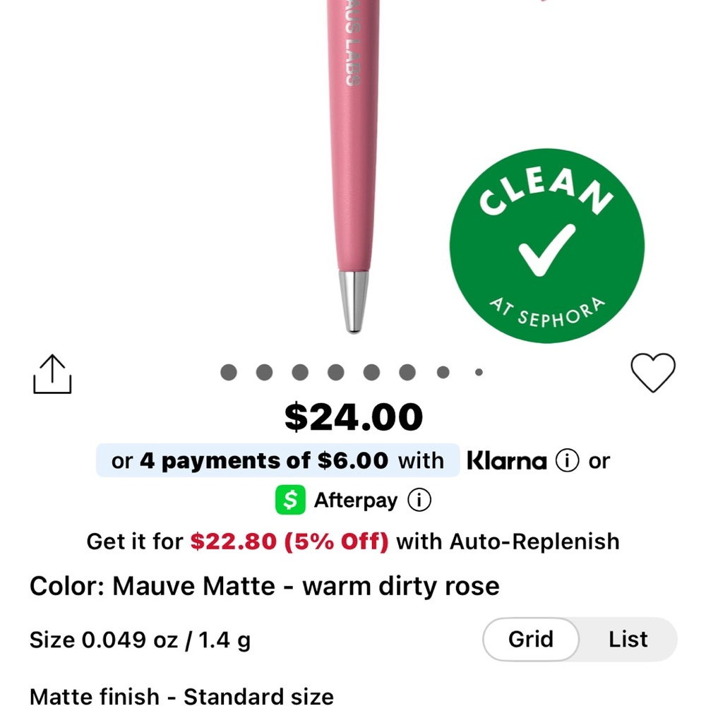 Mauve Matte Lipstick 2 pack